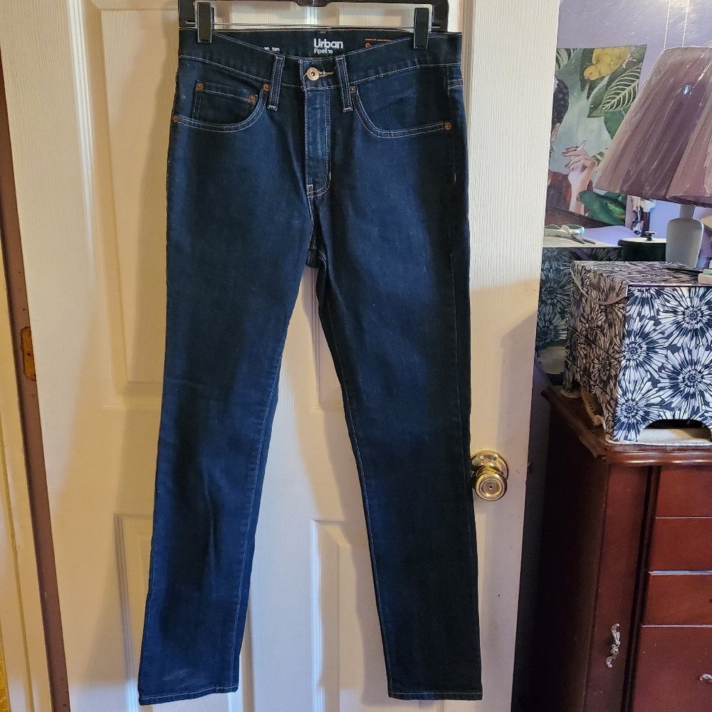 Men's Urban Pipeline Jeans Superflex Size 29X30 Slim Straight leg